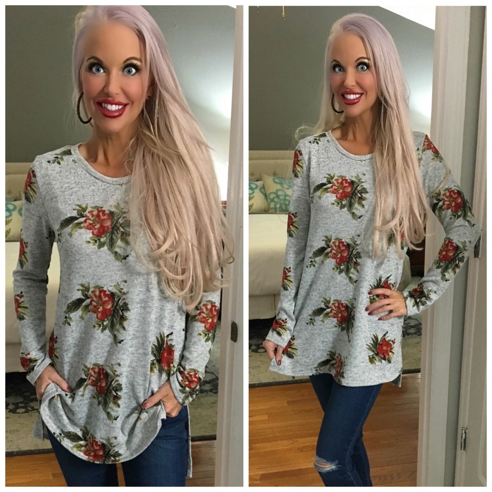 ❤️LAST 1! Brushed  Relaxed Fit Tunic! - Picture 2 of 8